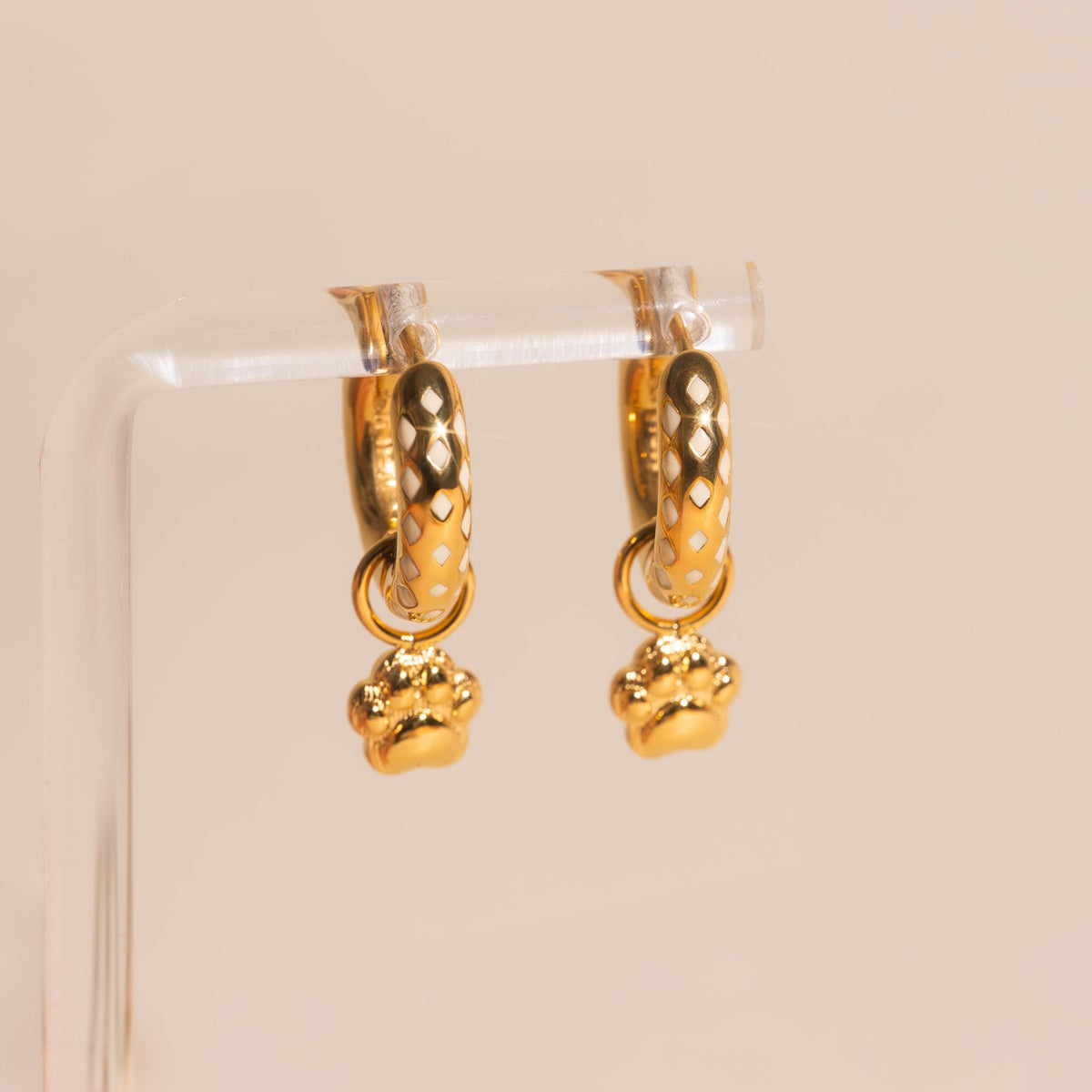 Paw Huggie Hoop Charms