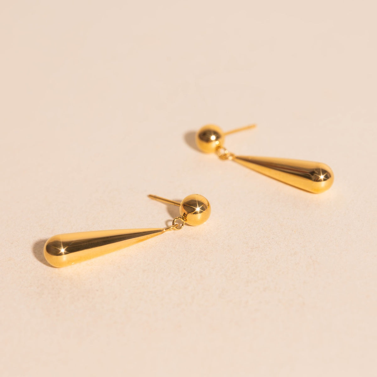 Jumbo Teardrop Stud Earrings