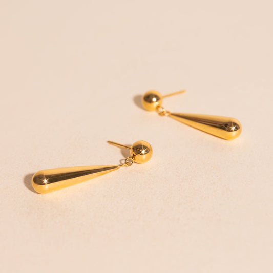 Jumbo Teardrop Stud Earrings