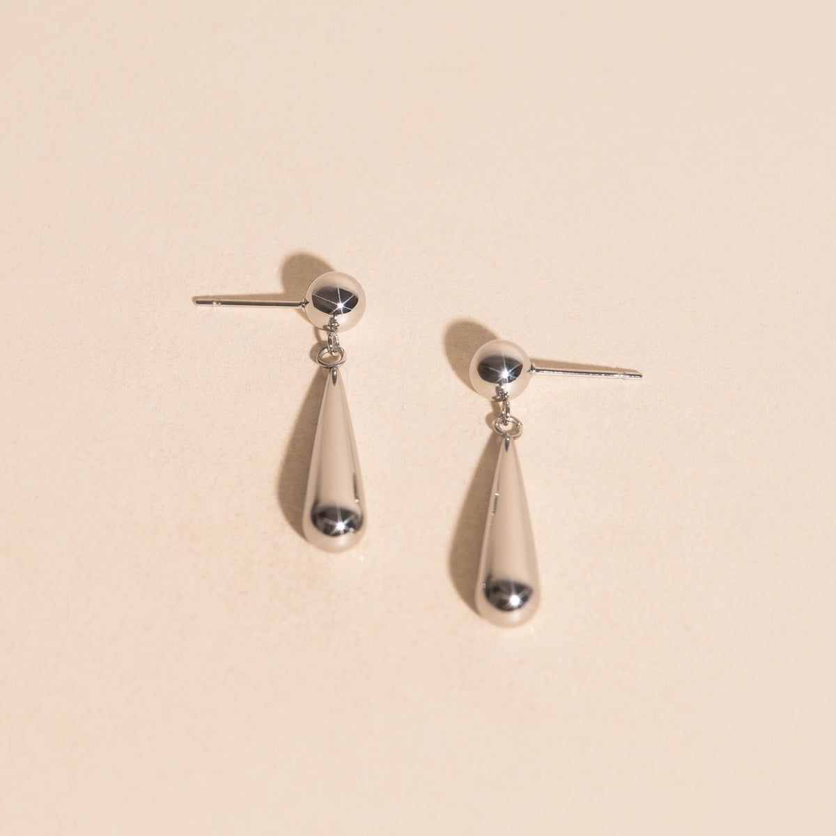 Jumbo Teardrop Stud Earrings