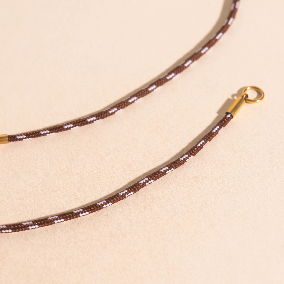 Brown Cord Necklace (20")
