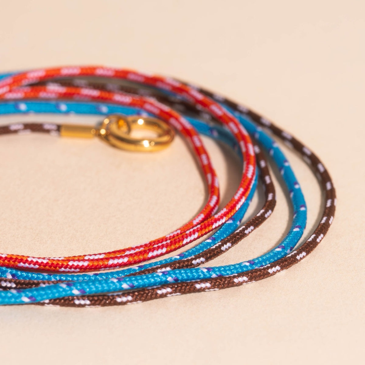 Brown Cord Necklace (20")