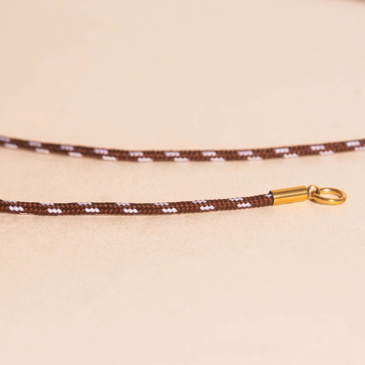Brown Cord Necklace (20")