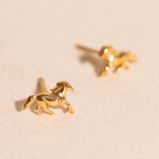 Horse Mini Stud Earrings