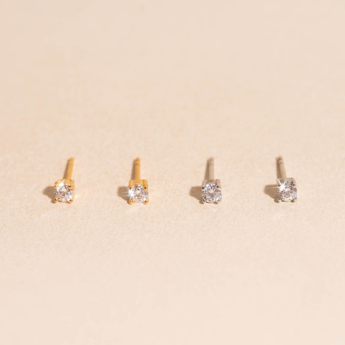 Crystal Tiny Stud Earrings