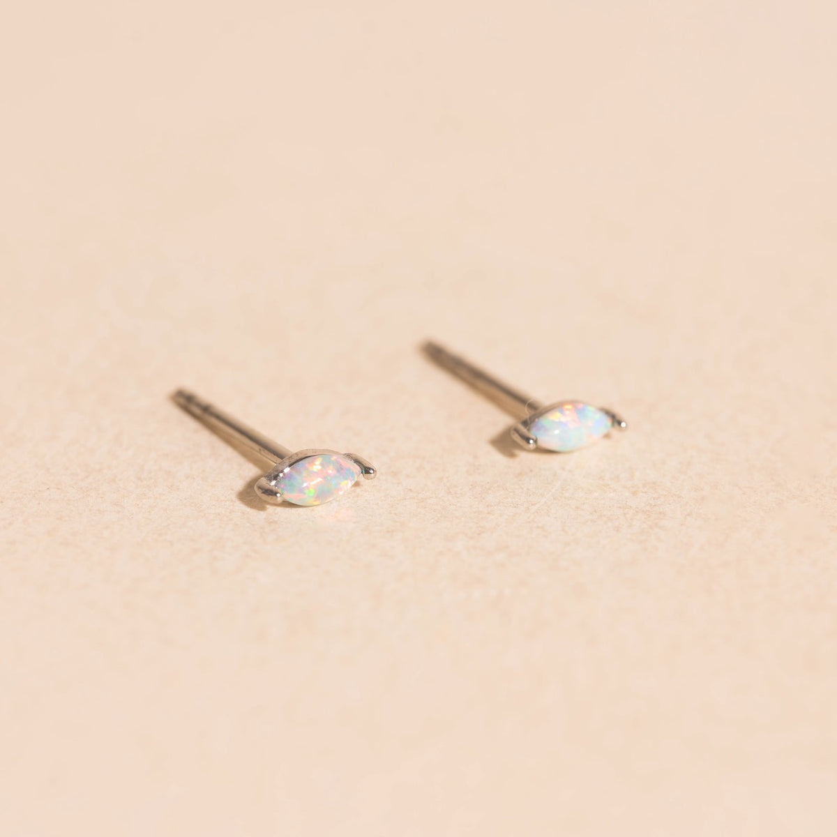 Opal Tiny Stud Earrings