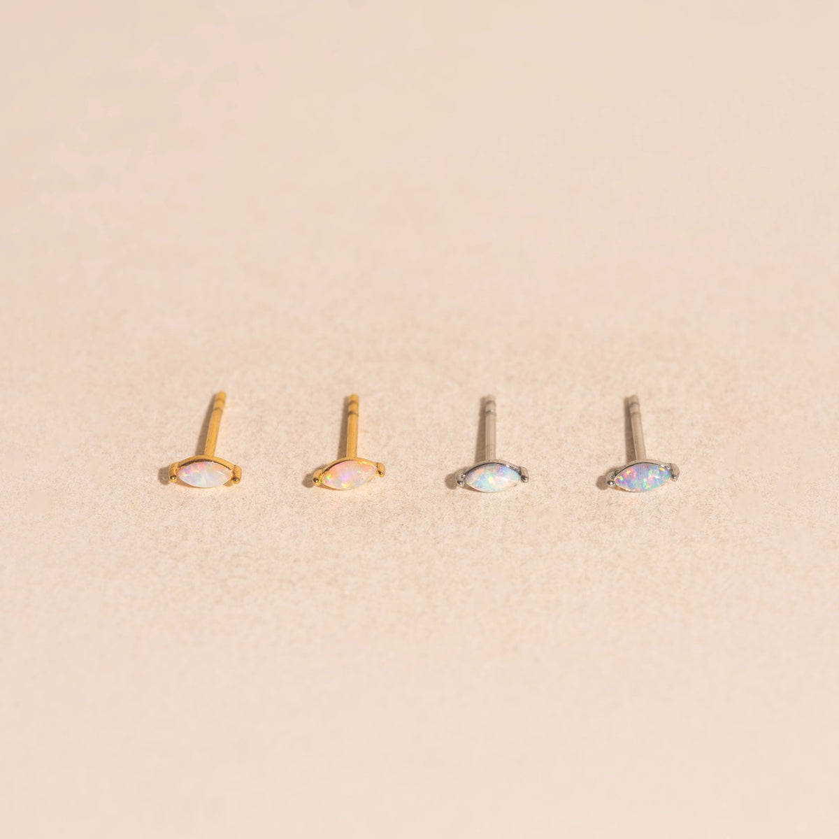 Opal Tiny Stud Earrings