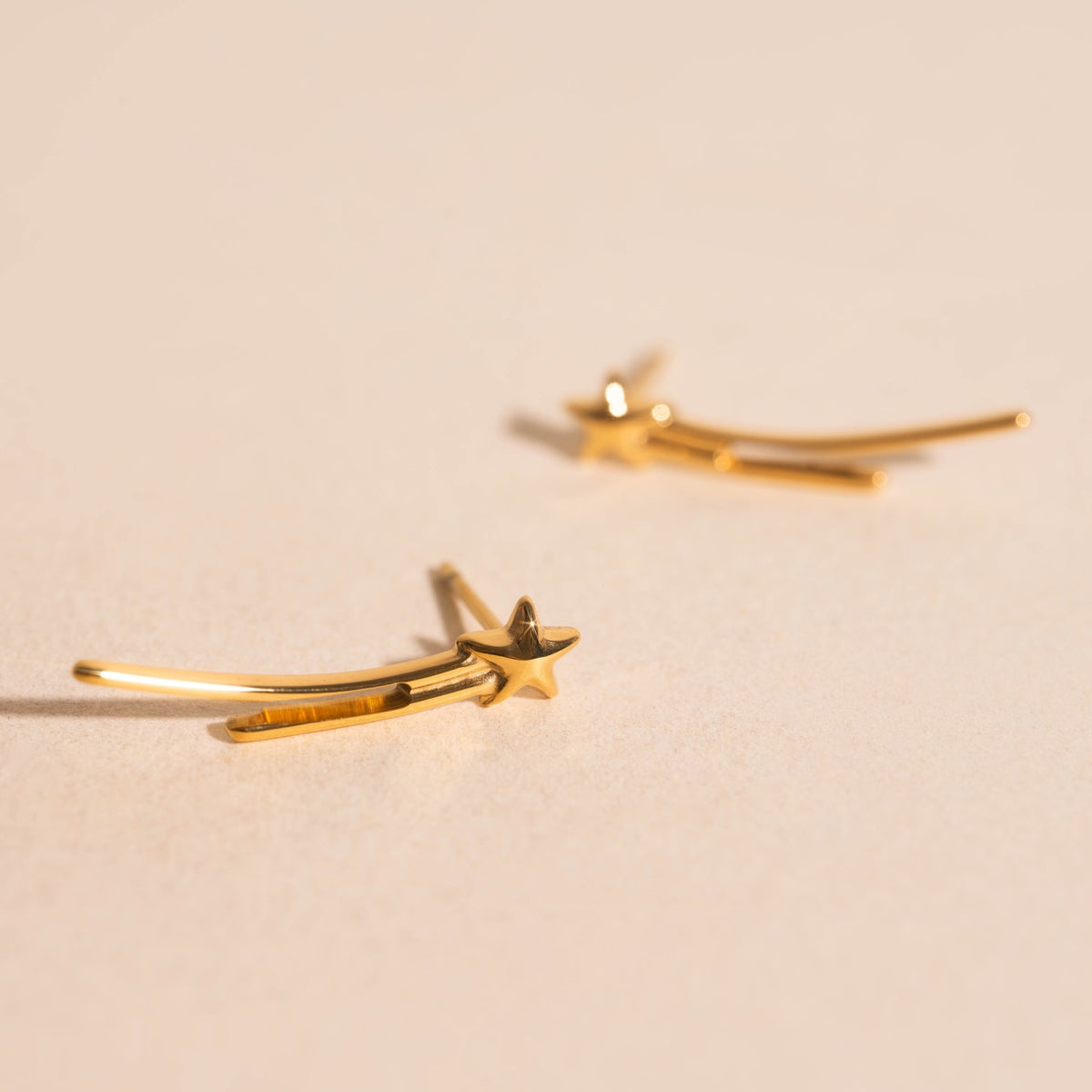 Shooting Star Stud Earrings
