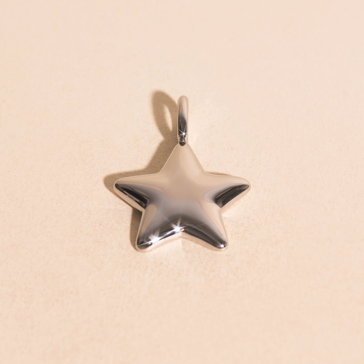 Puffy Star Necklace Charm