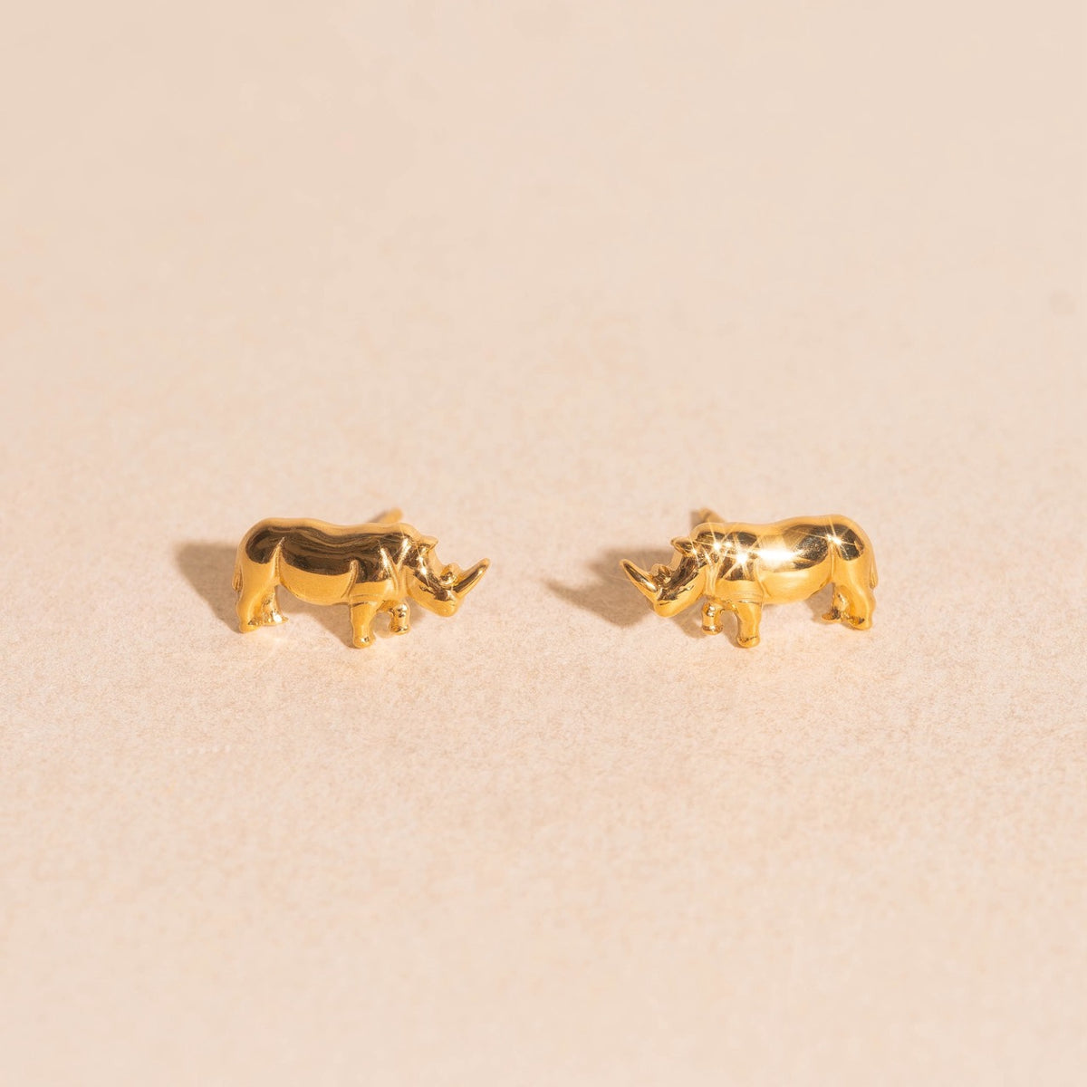 Rhino Stud Earrings