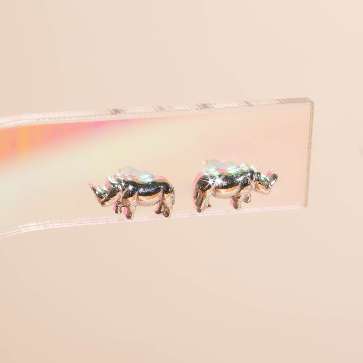 Rhino Stud Earrings