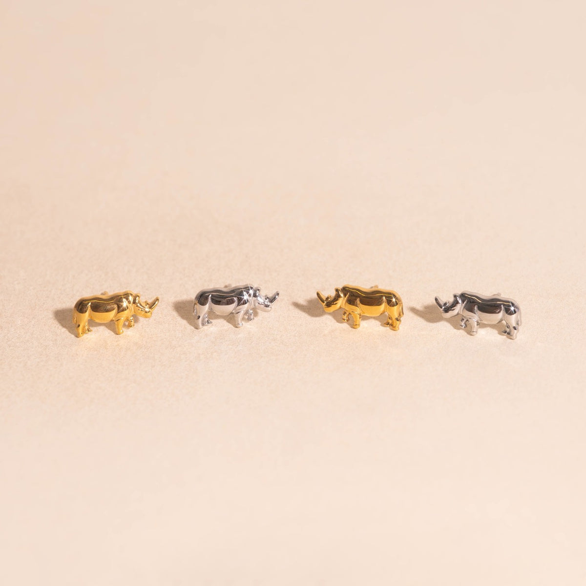 Rhino Stud Earrings