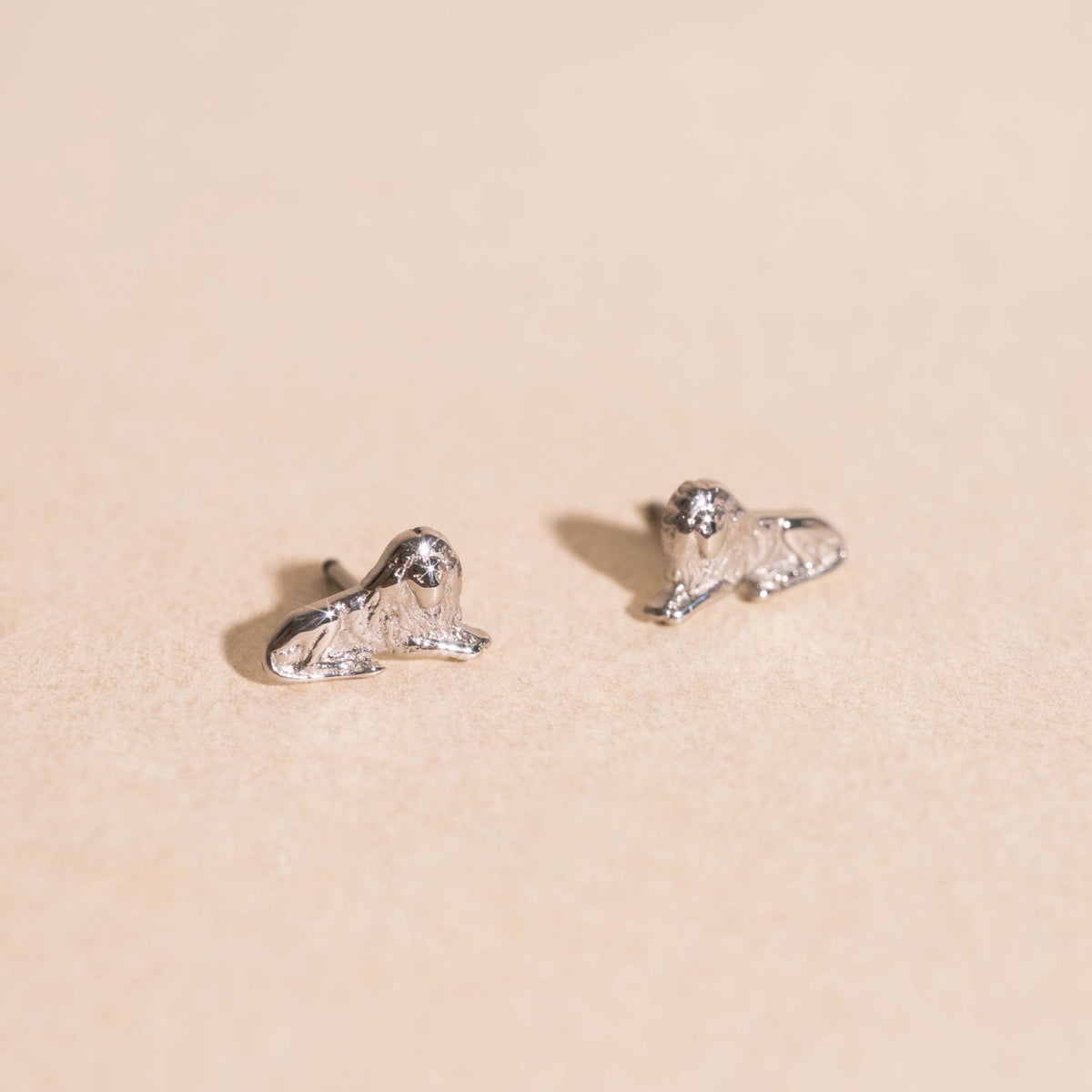 Lion Mini Stud Earrings