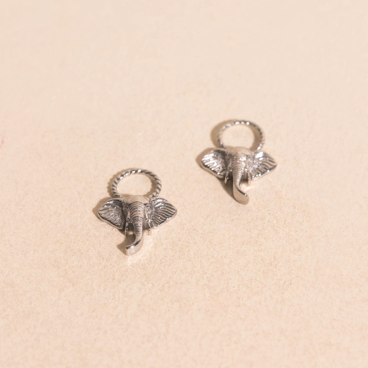 Elephant Huggie Hoop Charms