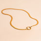 Scalloped Necklace Charm Clasp (11mm)