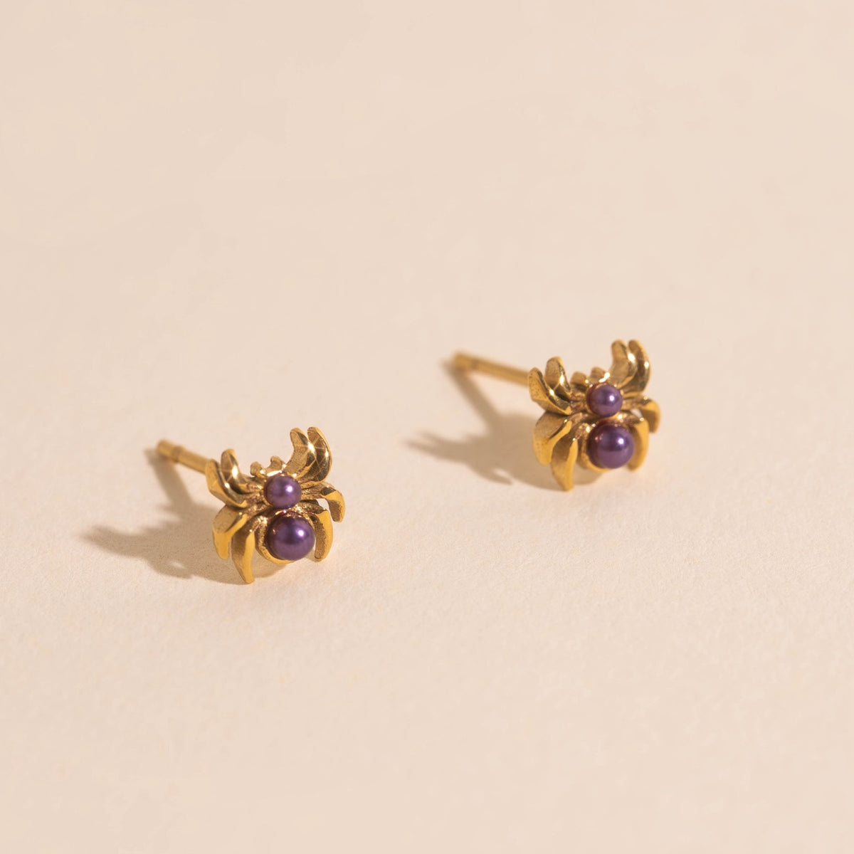 Spider Pearls Mini Stud Earrings