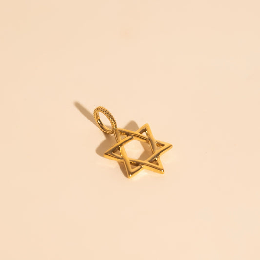 Star of David Necklace Charm