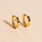 O.G. Smooth Huggie Hoop Earrings
