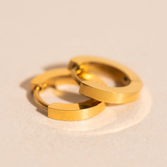 O.G. Smooth Huggie Hoop Earrings