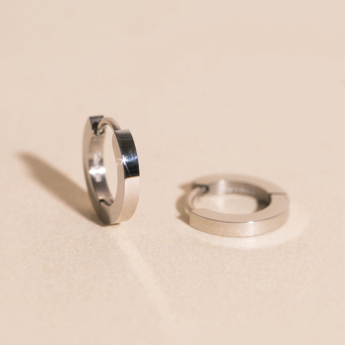 O.G. Smooth Huggie Hoop Earrings