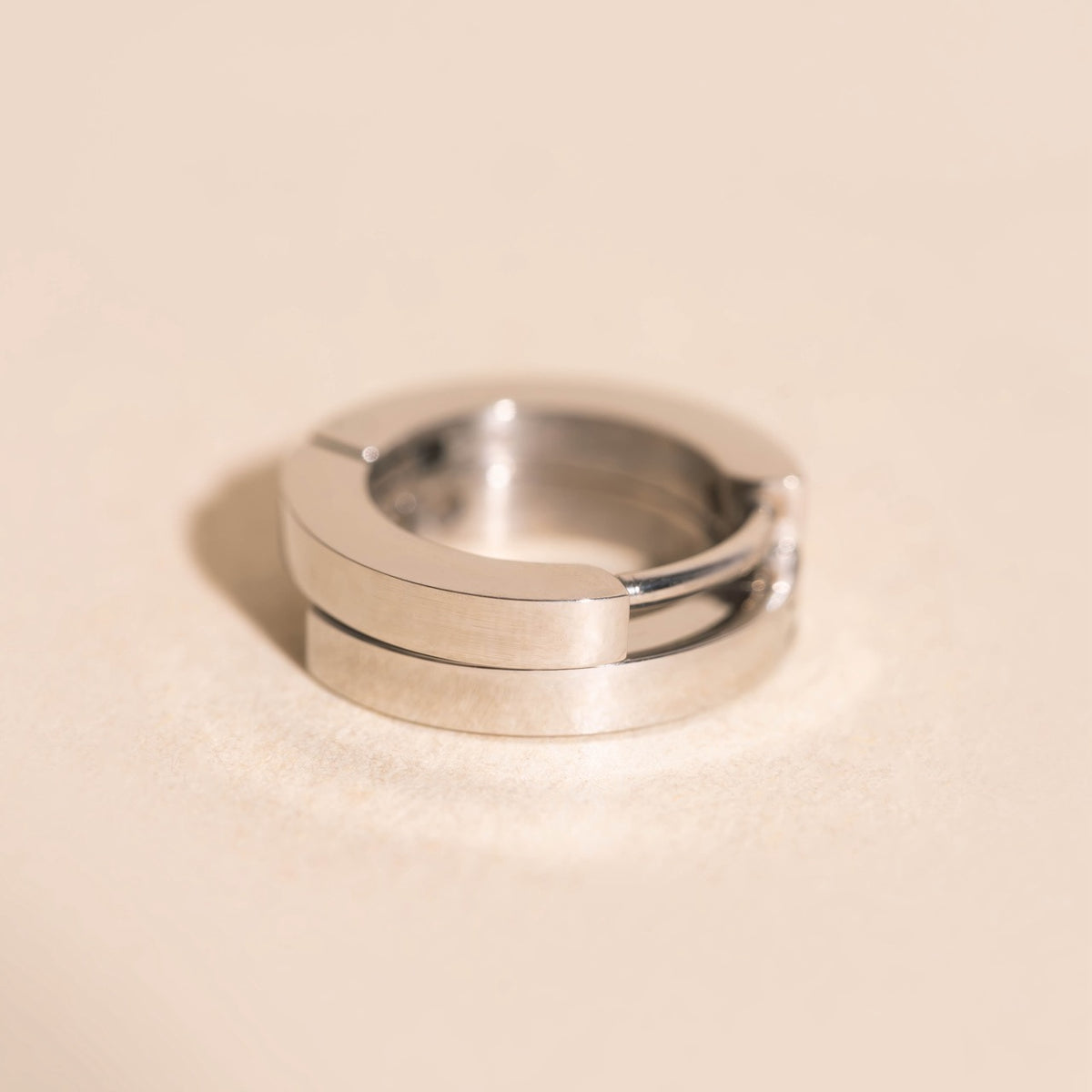 O.G. Smooth Huggie Hoop Earrings