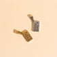 Domino Necklace Charm