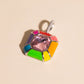 Neon Rainbow Miley Necklace Charm