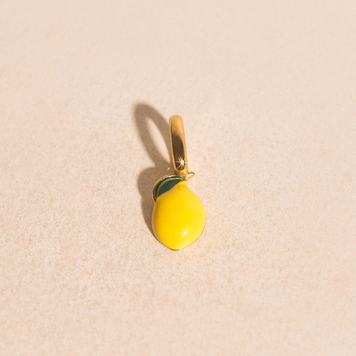 Lemon Necklace Charm