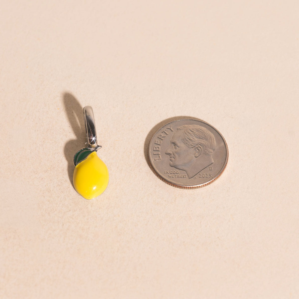 Lemon Necklace Charm