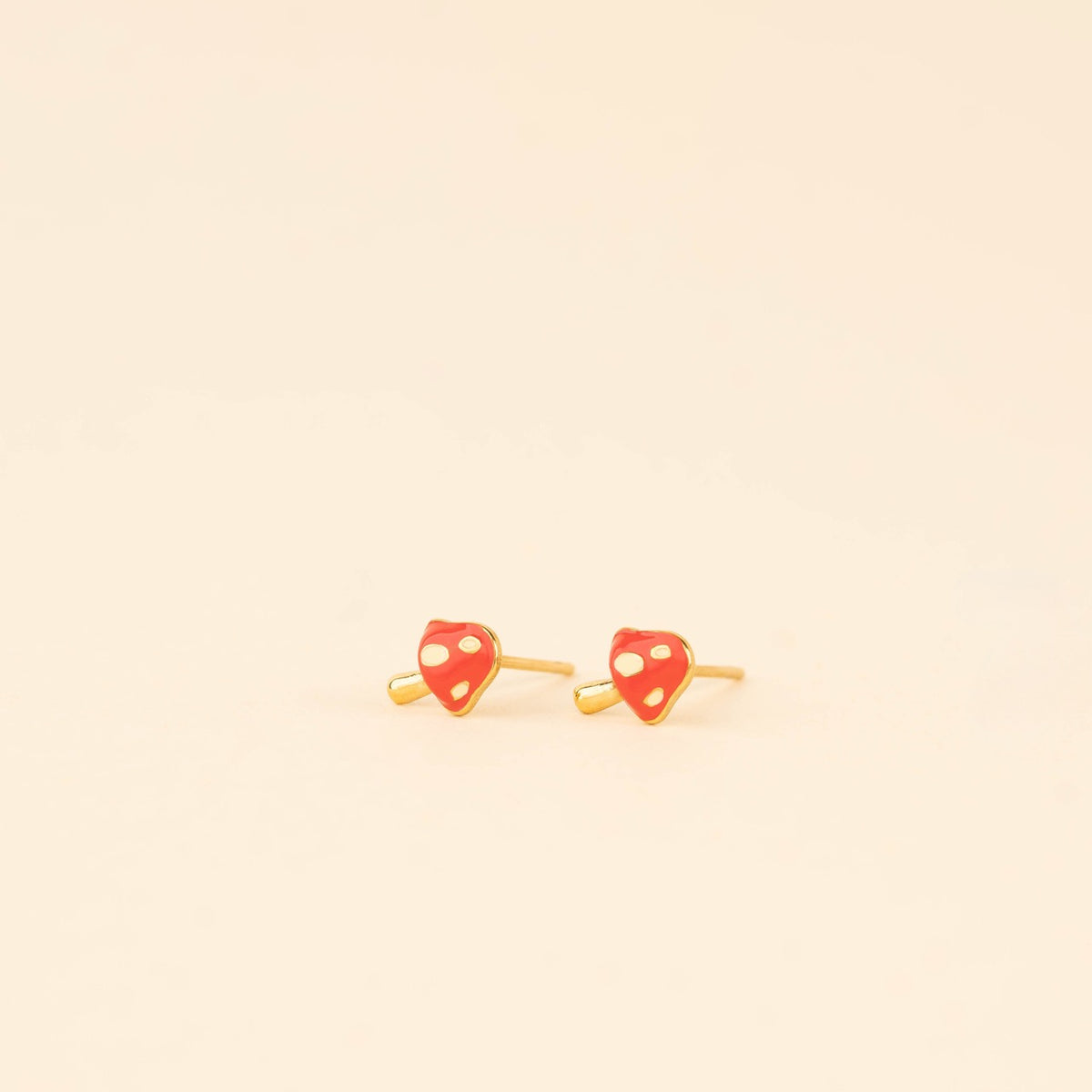 Mushroom Stud Earrings