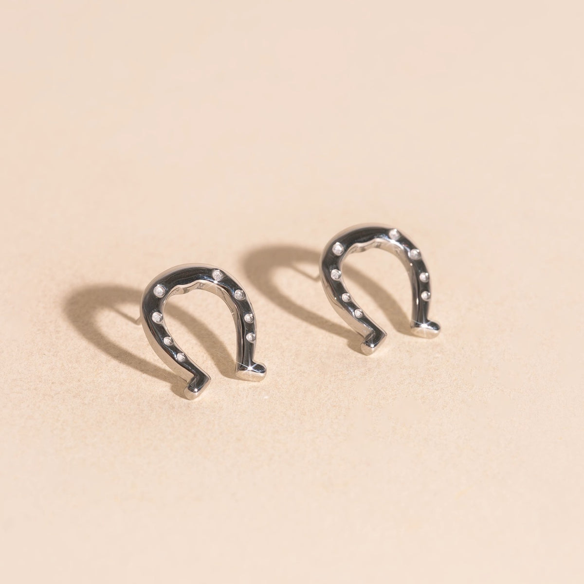 Horseshoe Stud Earrings