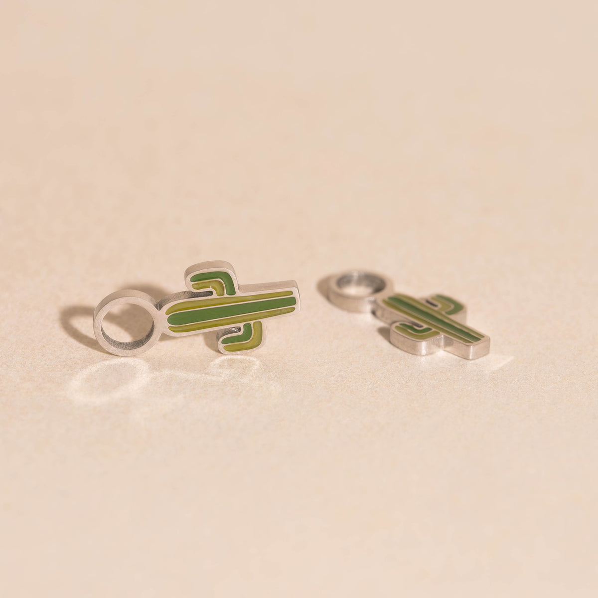 Cactus Huggie Hoop Charms