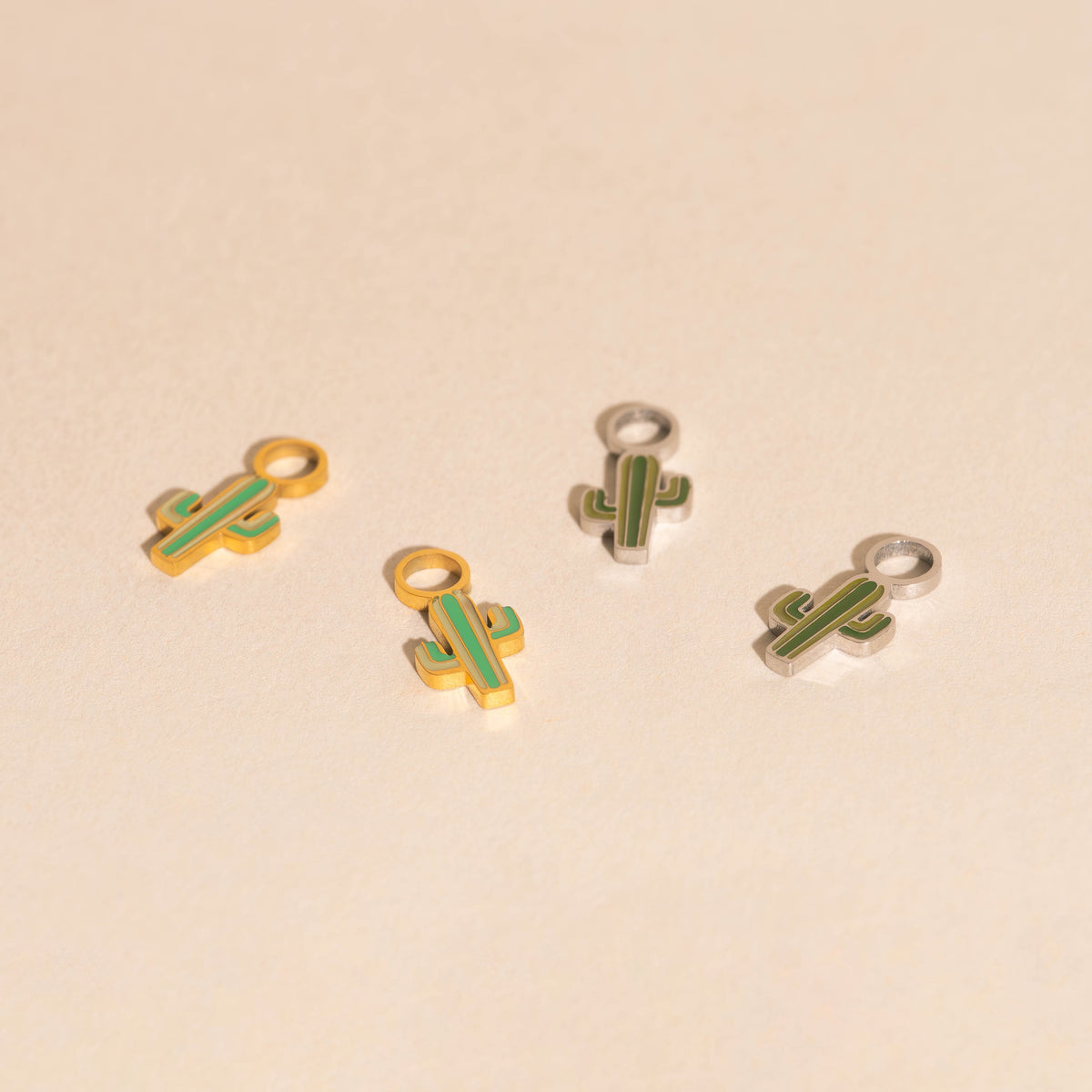 Cactus Huggie Hoop Charms