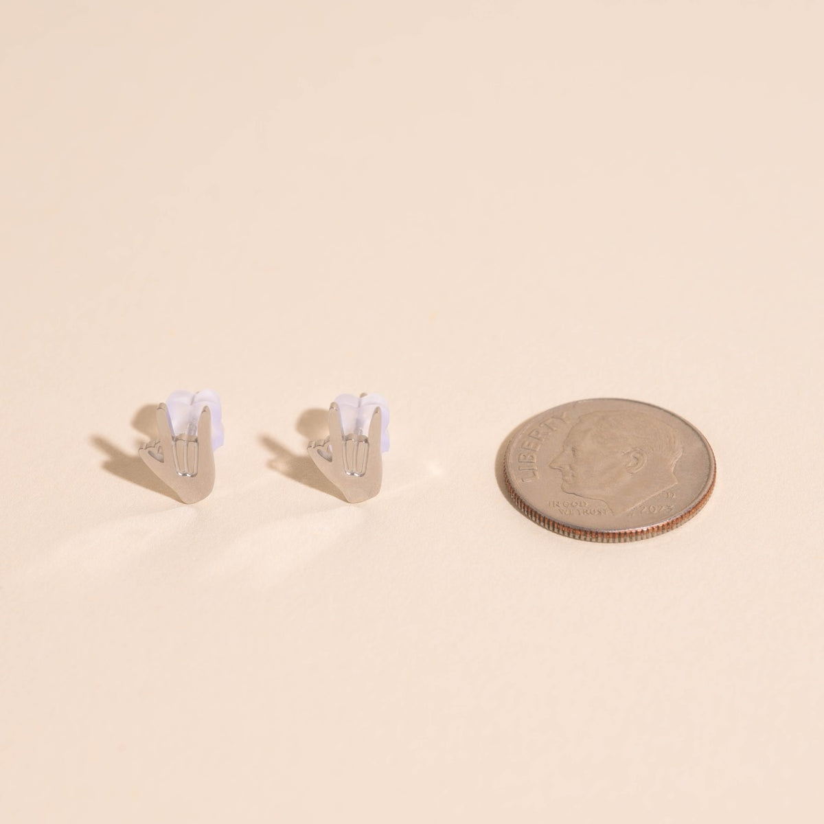 I Love You Stud Earrings