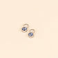 September Birthstone Huggie Hoop Charms