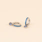 September Birthstone Huggie Hoop Charms