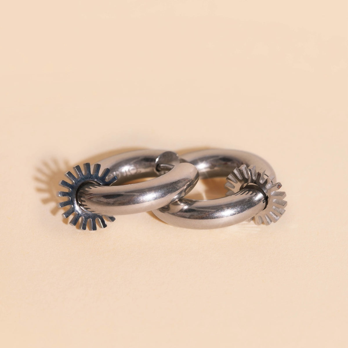 Spur Huggie Hoop Charms