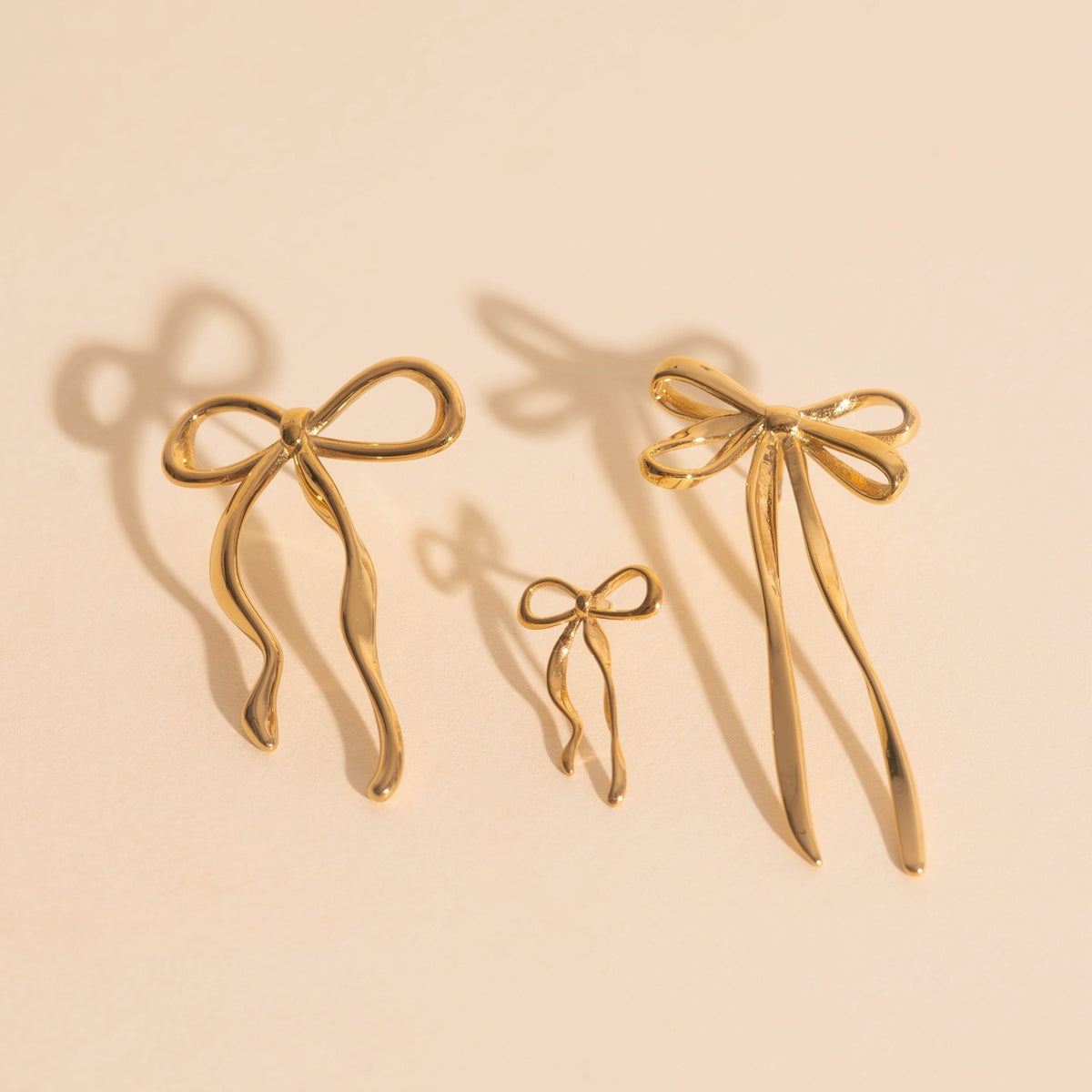 Jumbo Bow Stud Earrings