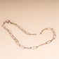 Textured Paperclip Necklace