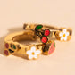 Berry Sweet 3D Huggie Hoop Earrings