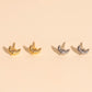 Croissant Stud Earrings