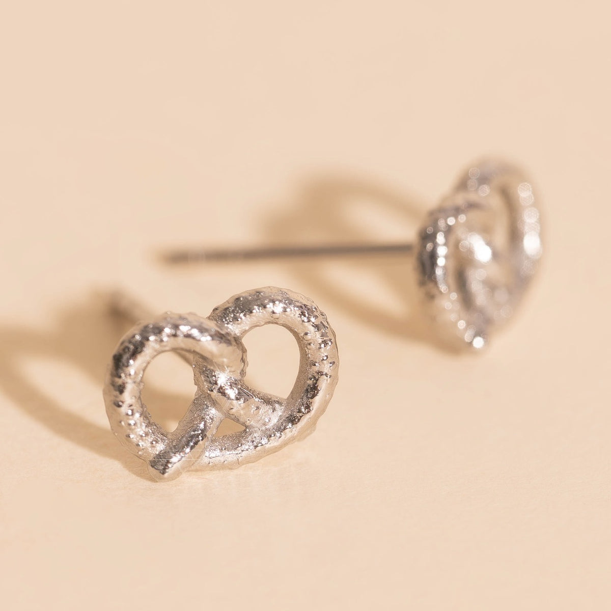 Pretzel Stud Earrings