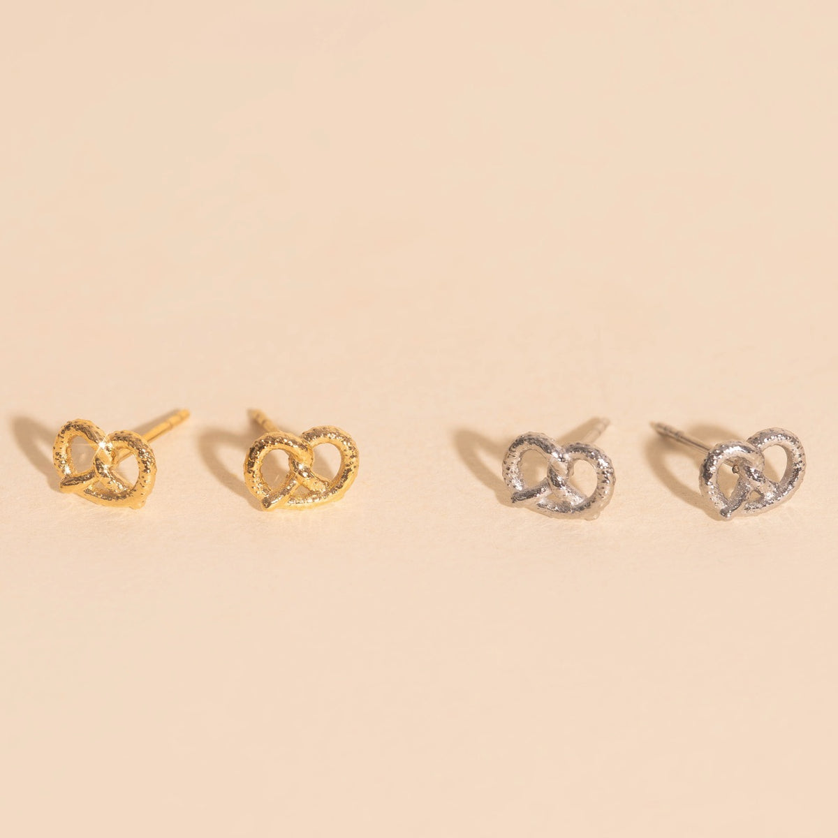 Pretzel Stud Earrings