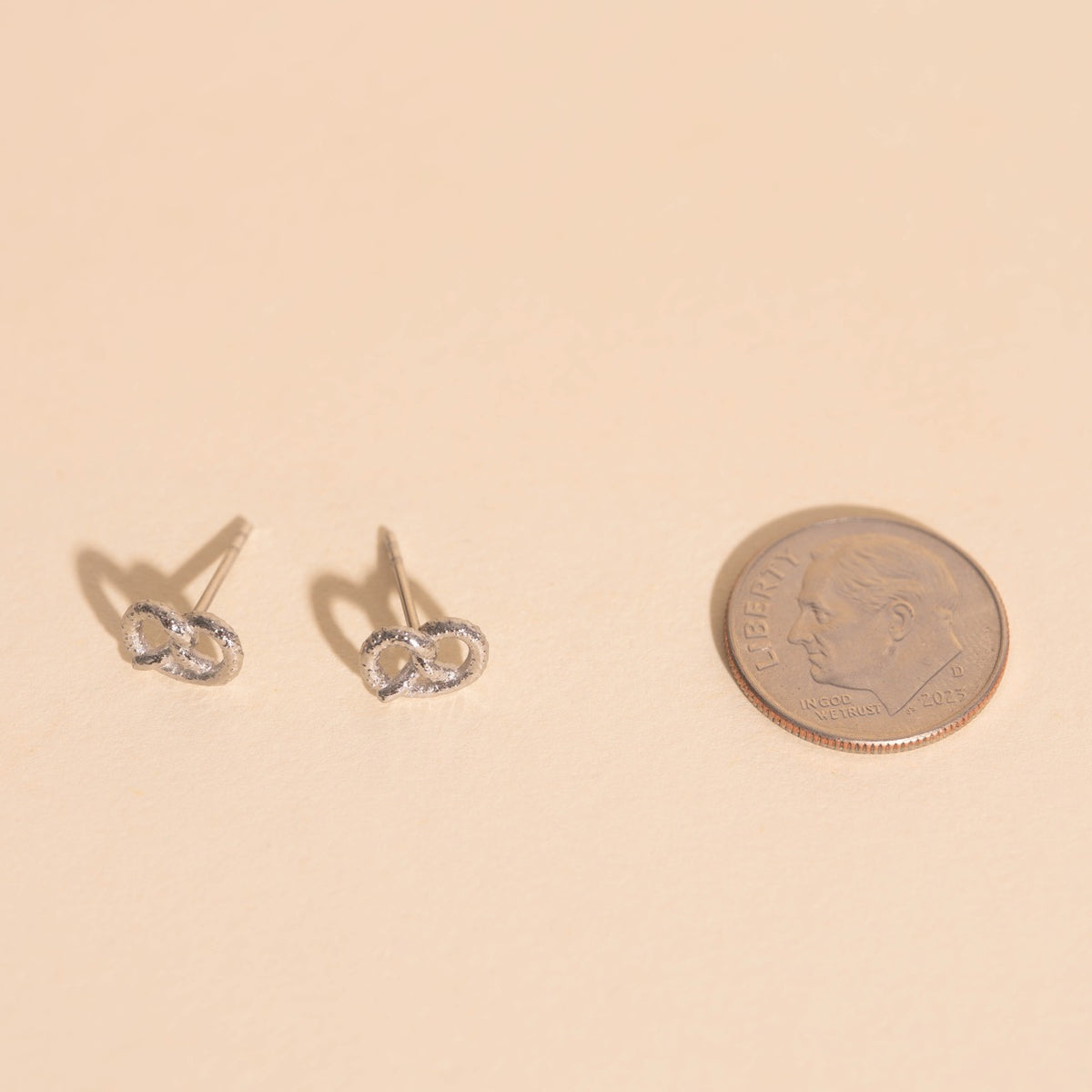 Pretzel Stud Earrings