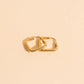 Diamond Rounded Huggie Hoop Earrings