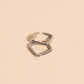 Diamond Rounded Huggie Hoop Earrings