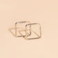 Diamond Rounded Huggie Hoop Earrings