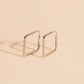 Diamond Rounded Huggie Hoop Earrings