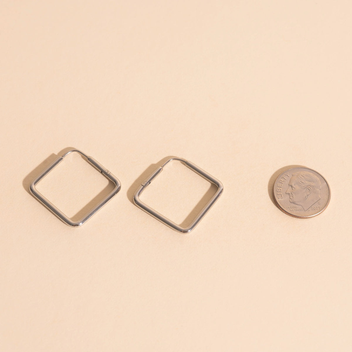 Diamond Rounded Huggie Hoop Earrings