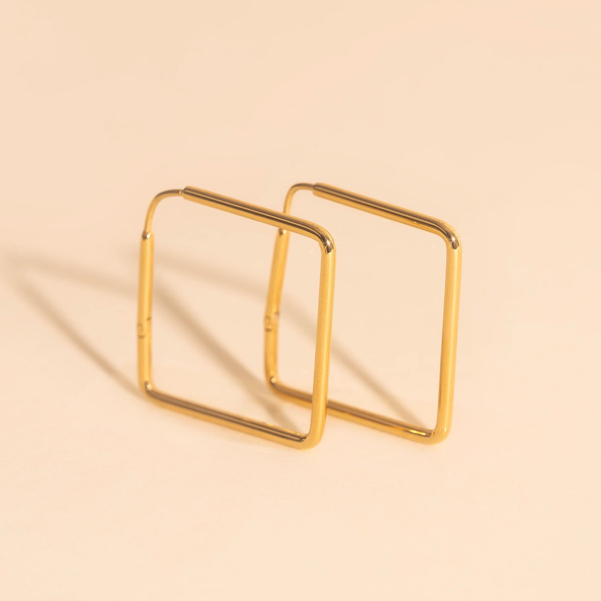 Diamond Rounded Huggie Hoop Earrings